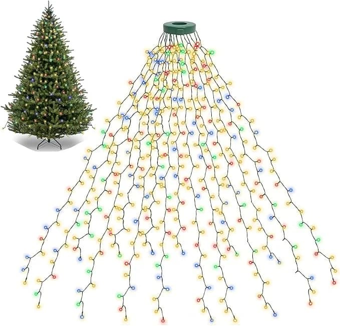 LED prstenasti vrh božićnog drvca, 1,5m-3m