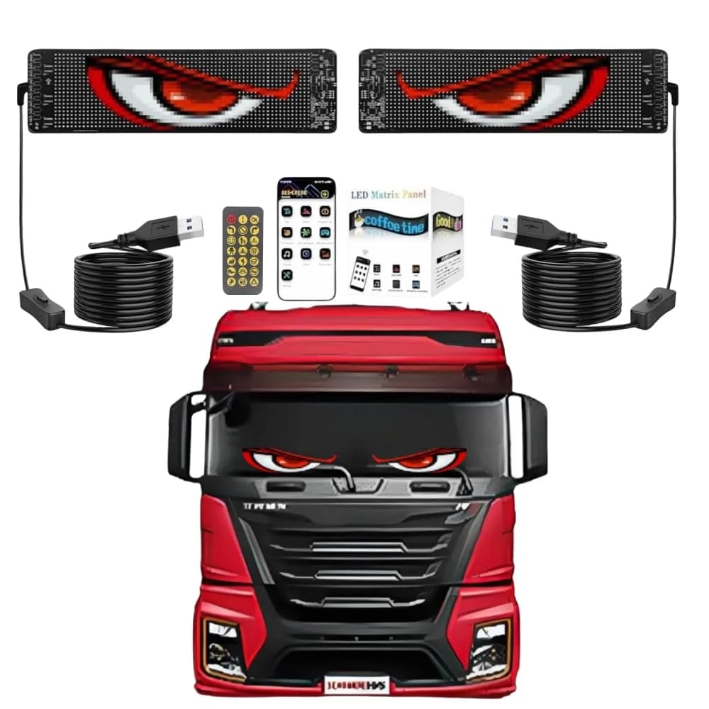Fleksibilni LED ekran za automobilsko čelo, 2 komada