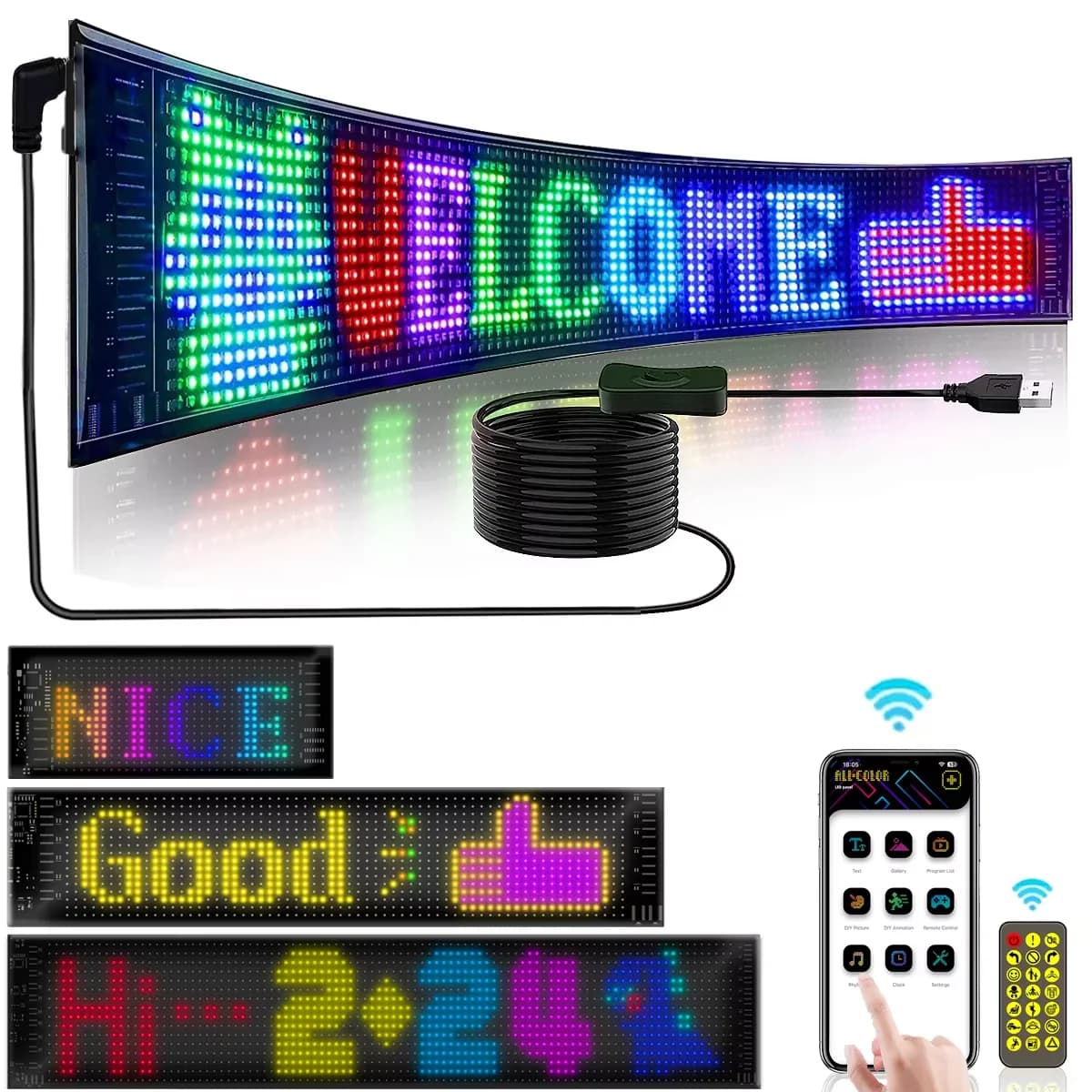 Fleksibilni RGB LED matricni zaslon