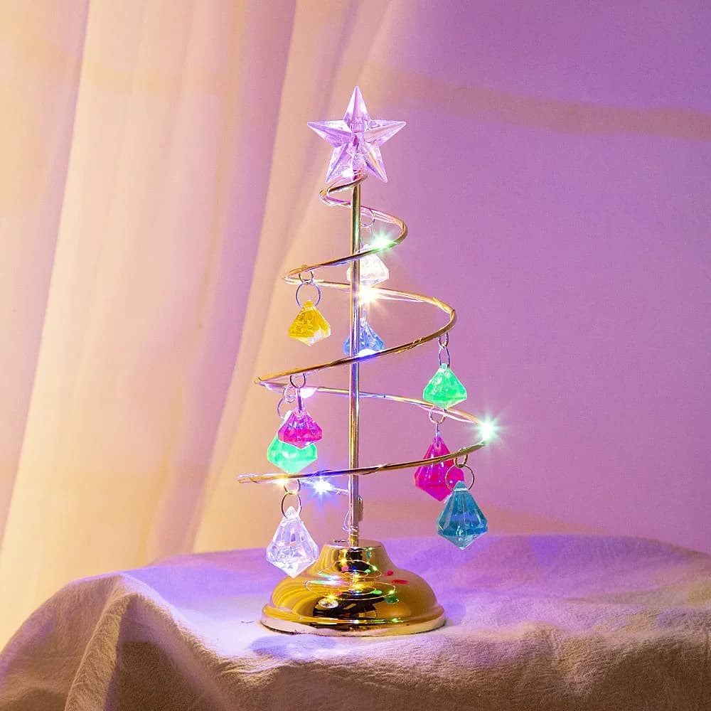 LED kristalna božićna jelka od galvaniziranog željeza